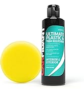 Carfidant Trim & Plastic Restorer - Restores Faded and Dull Plastic, Rubber, Vinyl Back to Black!...