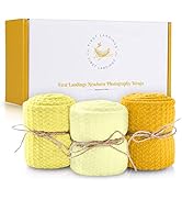 First Landings Swaddle Blankets 3-Pack - Premium Soft Knit Baby Wrap Receiving Blankets - 16" x 6...