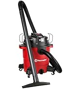 Vacmaster Red Edition VJH1211PF 1101 Heavy-Duty Wet Dry Vacuum Cleaner 12 Gallon 5.5 Peak HP 2-1/...