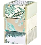 Handmade Soap Set of 3 bars - Essential oil bar soap gift set - Cristmas Gifts and Stocking Stuff...