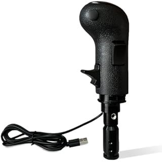 AOXEXOB American Truck Simulator Shifter USB Shift Knob for ATS ETS2 PC Accessories Compatible with Logitech G29 G920 G923 G25 G27 Thrustmaster TH8A Fanatec SQ Moza PXN A7