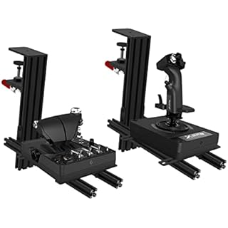 Hikig 2 Set The Desk Mount for The Flight Sim Game Joystick, Throttle and Hotas Systems Compatible with Logitech X56, X52, X52 Pro, Thrustmaster T-Flight Hotas,Thrustmaster T.16000M, Thrustmaster TCA