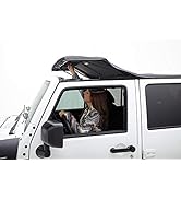 Rampage TrailView Fastback Soft Top | Sail Cloth, Black Diamond Color | 139835 | Fits 2007 - 2018...