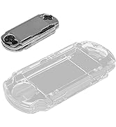 Protective Shell, for PSP 2000 3000 Game Console, Transparent Crystal Protective Cover Shell Skin...