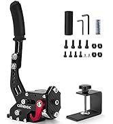 aikeec 64 Bit USB Handbrake with Clamp for PC Windows Sim Racing Games G25 G27 G29 T500 FANATECOS...