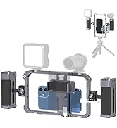 ULANZI Universal Phone Video Rig Kit with Handles, Aluminum Handheld Stabilizer Phone Video Filmm...