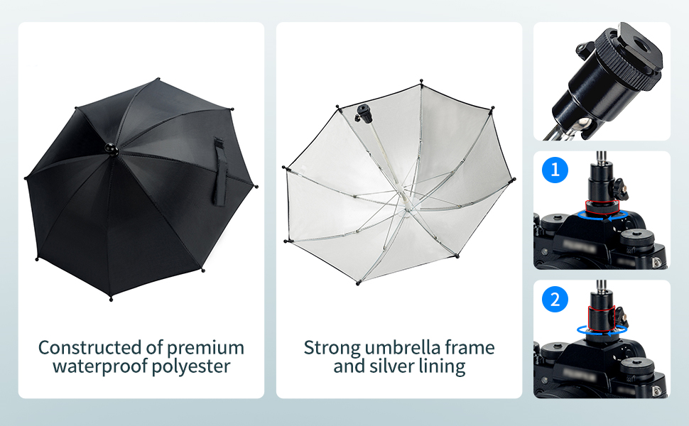 camera rain umbrella