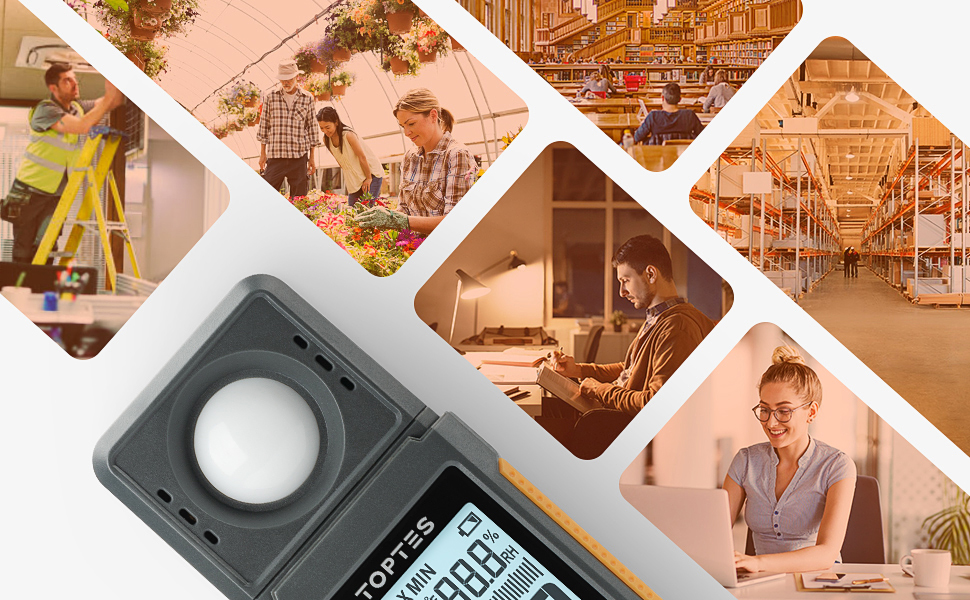 wide applications of toptes digital light meter