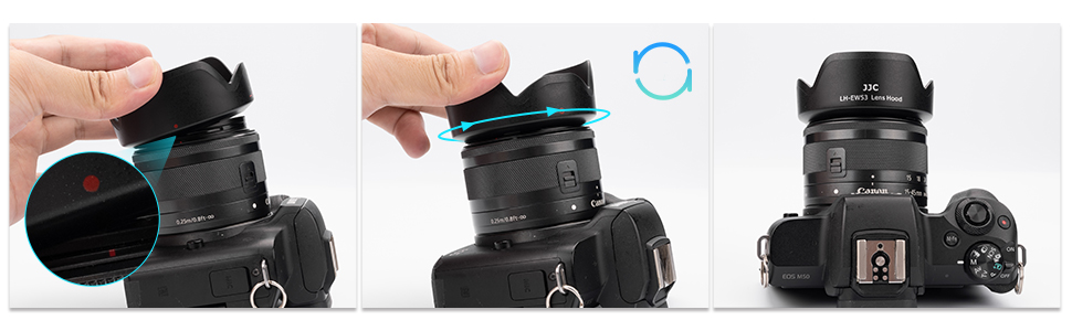 Lens Hood Installation