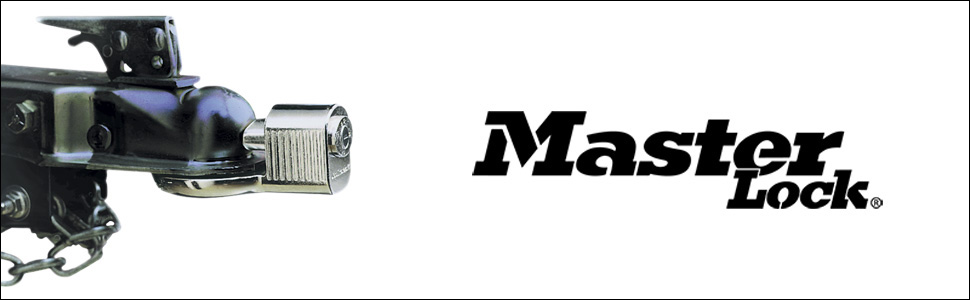 Master Lock 377KA Trailer Hitch Lock, Fits 1-7/8 in., 2 in., and Most 2-5/16 in. Trailer Couplers