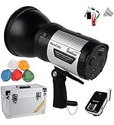 NiceFoto Wireless Studio Flash 300W Outdoor Photography Light Built-in 2.4GHz Remote Control with...