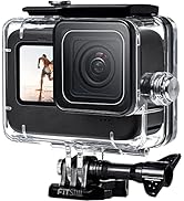 FitStill 60M/196FT Waterproof Case for Go Pro Hero12 Black/Hero11 Black/Hero10 Black/Hero9 Black,...
