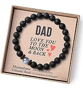 Fathers Day Gifts From Daughter Son Men Beaded Bracelets Gifts for Dad Who Wants Nothing Best Dad...