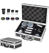 Celticbird Astronomical Telescope Accessory Kit - with 3pcs Plossl Eyepieces Set, 4pcs Filter Set...