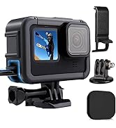 FitStill Protective Accessories Kit Frame Case Compatible with Go Pro Hero 9/10/11/12 Black,Vlog ...