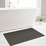 SUWUYUE Bath Mat Rug, Quick Dry Super Absorbent Bathroom Mat, Non Slip Stain Resistant Bathroom Floor Mat Washable Ultra Thin