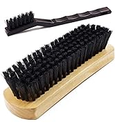 TAKAVU Leather & Textile Shine Brush, Durable Soft Nylon Bristles, Included Detailing Cleaning Br...