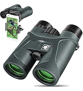 Sarblue 10x42 Binoculars for Adults with Smartphone Adapter, BAK4 Prism and FMC Lens, HD Professi...