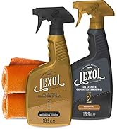 Lexol Trigger Spray Cleaner and Conditioner Kit with 2 Applicators (4 Items) - Foaming Car Leathe...