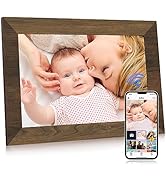 MaxAngel Digital Photo Frame 10.1 Inch WiFi Electronic Picture Frame Desktop IPS Touch Screen HD ...