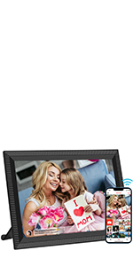 FRAMEO 10.1 Inch Smart WiFi Digital Photo Frame Digital Picture Frame