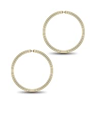 gold hoop earrings