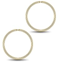 gold hoop earrings
