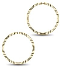 gold hoop earrings