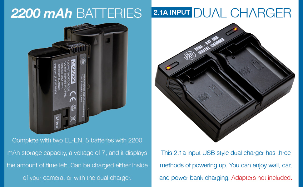 EN-EL15B EN-EL15 EN-EL15a battery