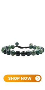 moss agate bracelet