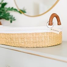 changing basket, waterproof changing pad, changing table