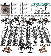 AMOR PRESENT 124 PCS Medieval Knights Toys Figurines for Kids Children Medieval Playsets