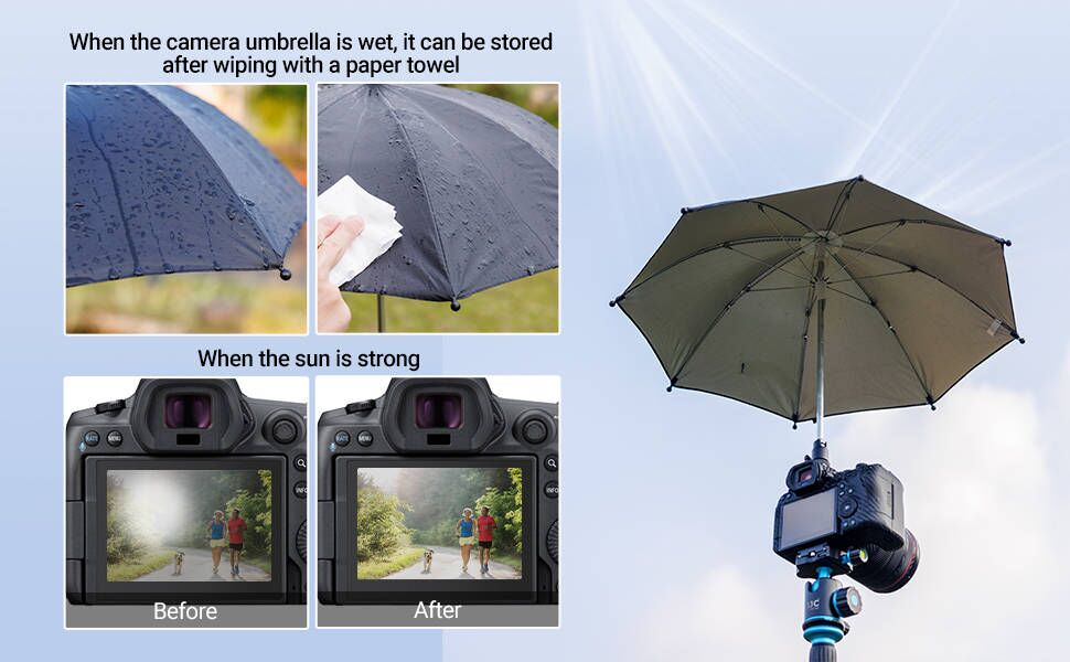 camera rain umbrella