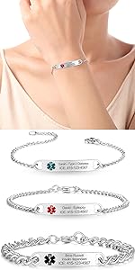 Custom Medical Alert Bracelets