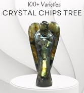 healing crystal angel sculpture