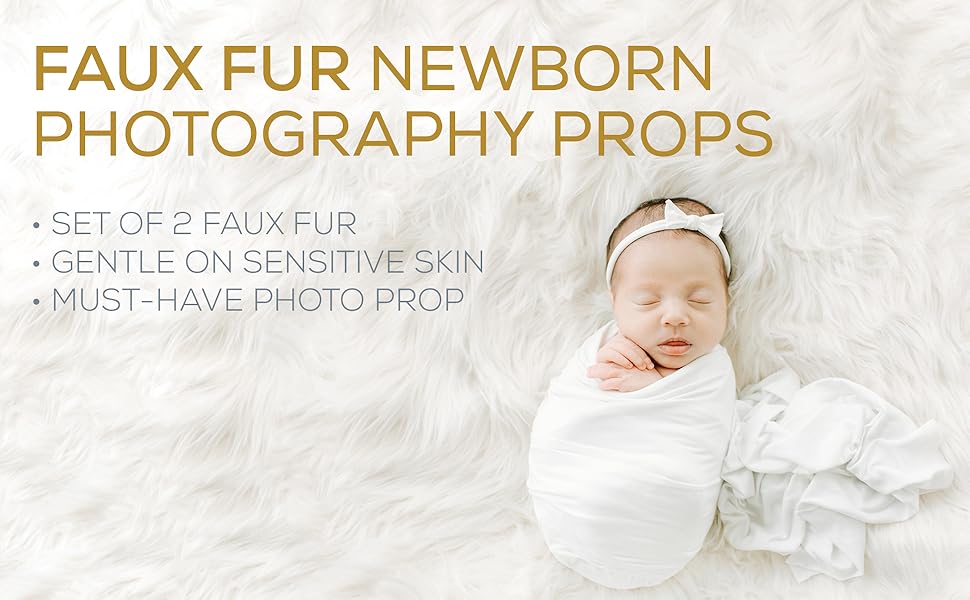 faux fur, photography prop, first landings props