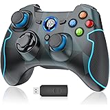 EasySMX Wireless 2.4g Game Controller Support PC (Windows XP/7/8/8.1/10) and PS3, Android, Vista, TV Box Portable Gaming Joys