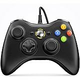 VOYEE PC Controller, Wired Controller Compatible with Microsoft Xbox 360 & Slim/PC Windows 10/8/7, with Upgraded Joystick, Do