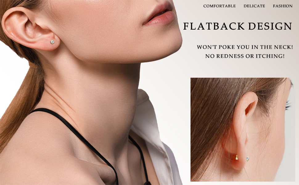Titanium Earrings Earrings for Women Multipack nap earrings flatback earrings surgical steel earring