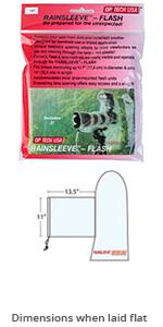 optech rainsleeve flash tall