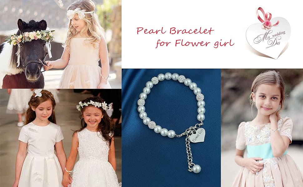 flower girl bracelet