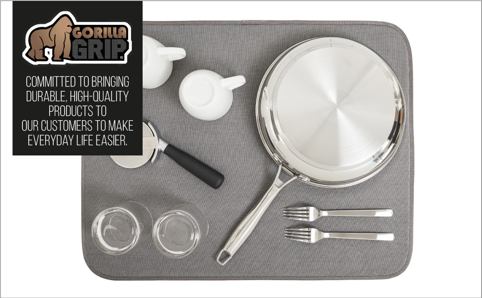 microfiber quick dry dish drying mat