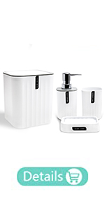 white bathroom set