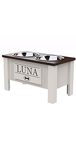Large Elevated Dog bowl Feeding stand- GrooveThis Woodshop