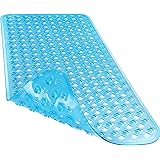 Yimobra Original Bathtub Mat Non Slip, Bath Mats for Tub, Shower Mat with Drain Holes Suction Cups, Machine Washable, BPA, La