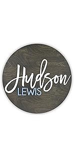 nursery sign hudson lewis