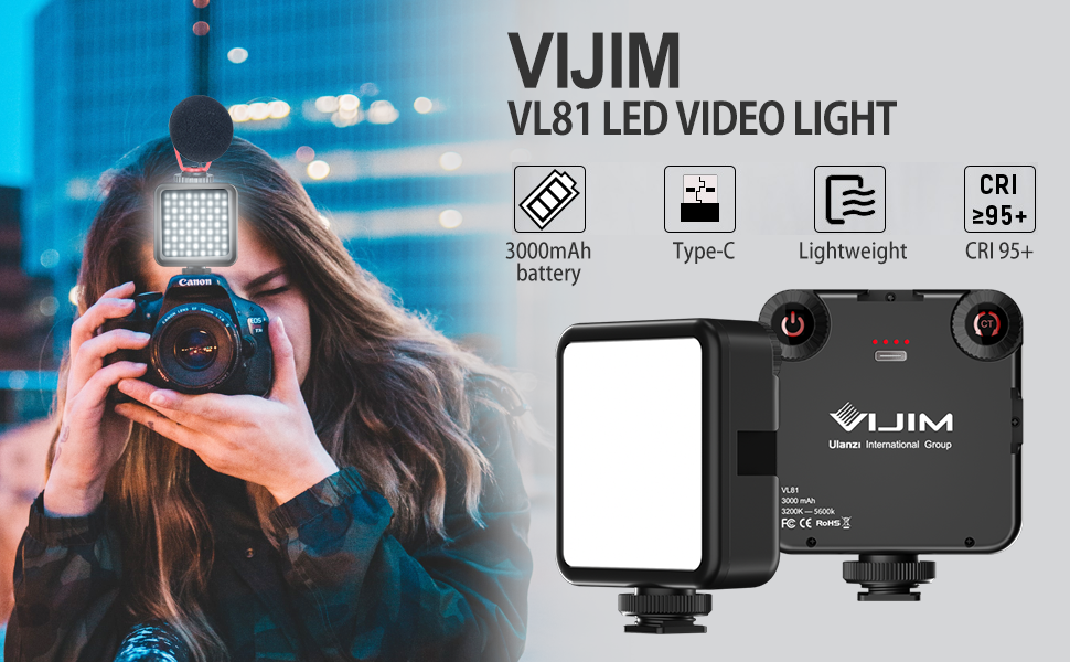 VIJIM VL81 LED VIDEO LIGHT