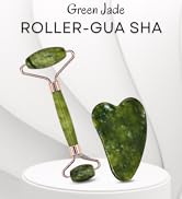 jade gua sha and jade facial roller