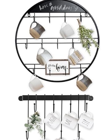 Coffee mug rack