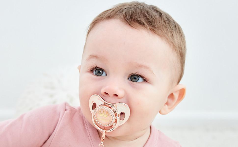 bling custom pacifier